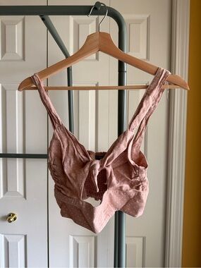 Brandy Melville polka dot crop top